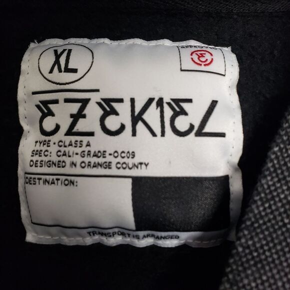 Ezekiel Henley Pullover Hoodie Sweatshirt Sweater Mens Gray Size XL - Picture 13 of 15